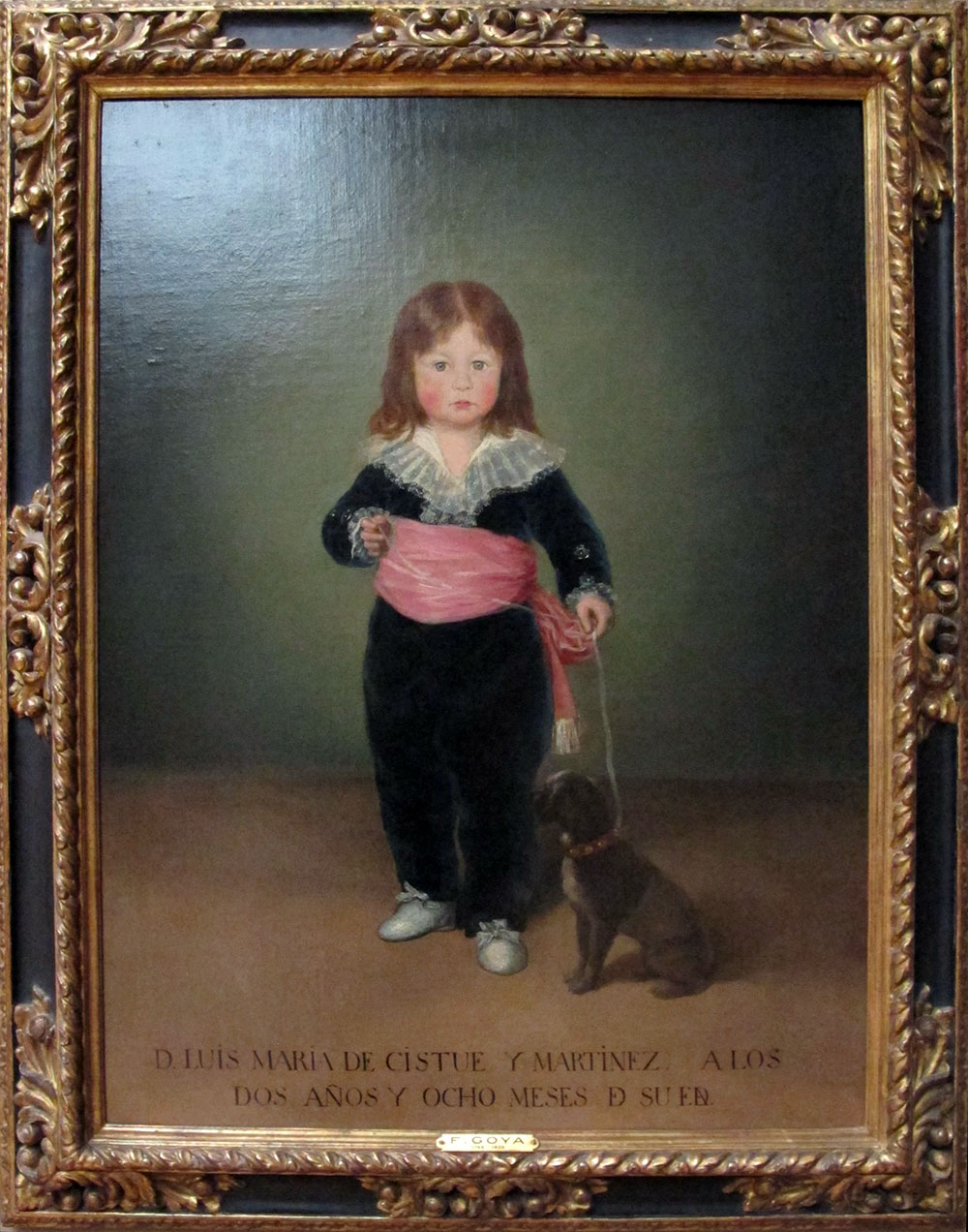 Portrait de Luis Maria de Cistué y Martinez di Goya.