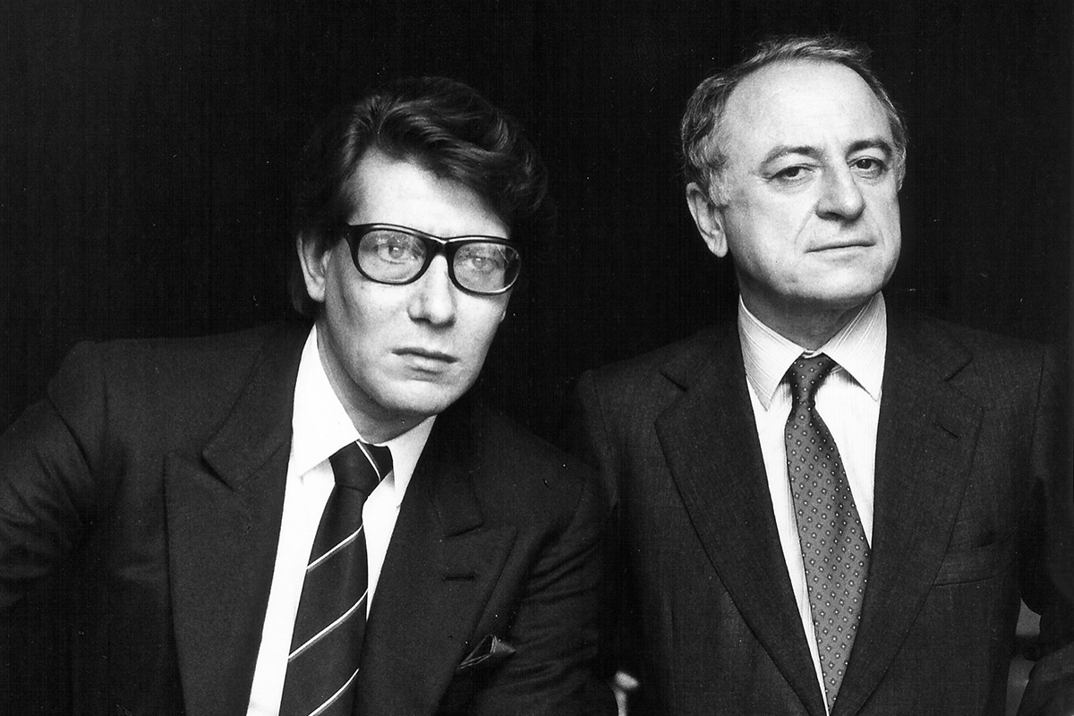 YSL e Pierre Bergé